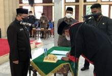 pelantikan pejabat eselon 3, 4 dan fungsional