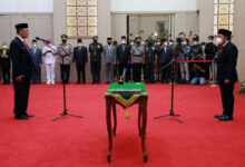 Pelantikan Pj Sekda Banten. Foto: Hendra Hermawan
