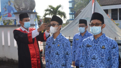 Pelantikan 53 PNS di Pandeglang