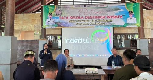 Pelatihan tata kelola destinasi wisata di Kabupaten Pandeglang. Foto Sutisna