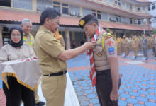 Walo; Wa;olpta Tamgeramg. Sachrudin melepas kontingen Peransaka III. Foto: Web Pemkot Tangerang