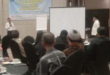 Pemaparan pembangunan rumah prioritas warga Muhammadiyah. Foto: Yono