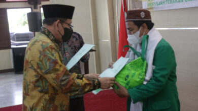 Baznas Pandeglang mulai mendistribusikan zakat fitrah.