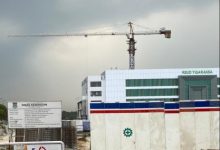 Pembangunan RSUD Tigaraksa, Kabupaten Tangerang. Foto: Iqbal Kurnia