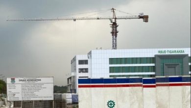 Pembangunan RSUD Tigaraksa, Kabupaten Tangerang. Foto: Iqbal Kurnia