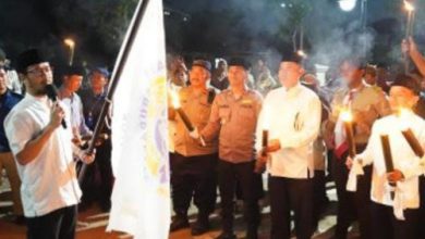 Wakil Wali Kota Cilegon, Fajar Hadi Prabowo membuka Muharan Culture Fest. Foto Daeng Yusvin
