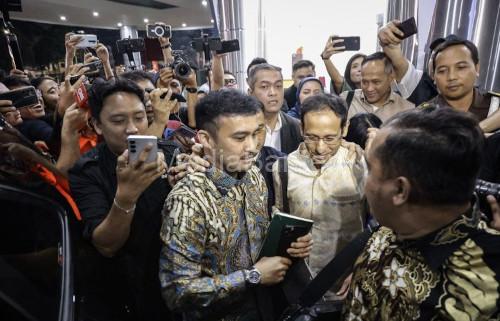 Pemeriksaan Nadiem Makarim, Mantan Mendikbudristekdikti di Kejagung. Foto: Antara