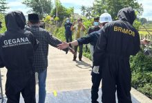 Pemeriksaan paparan radiasi Cesium 137 di Cikande. Foto: Antara