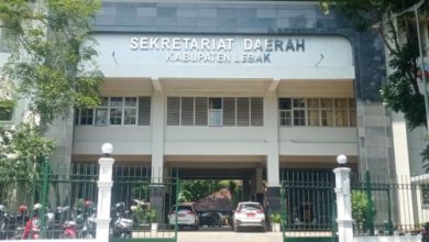 Kantor Sekretariat Daerah Kabupate Lebak. Foto Antara