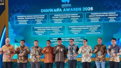 Ajang pemberian penghargaan terbaik dari BI dalam penggunaan kartu kredit Indonesia. Foto Daeng Yusvin