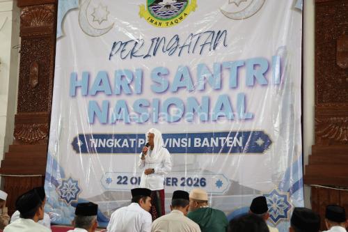 Tabligh Akbar Hari Santri Nasional di Masjdi Raya Al Bantani. Foto Biro Adpim Banten