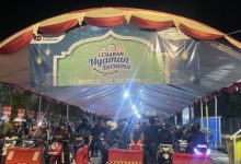 Pemudik motor sedang menunggu di Pelabuhan Ciwandan, Kota Cilegon. Foto Antara