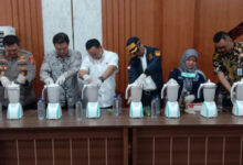 Pemusnahan narkoba Afghanistan di Polres Serang. Foto: Yono