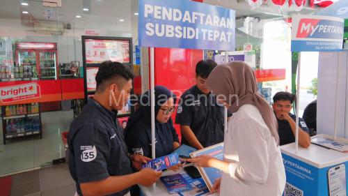 Pendaftaran QR Code Pertalite. Foto: Humas Pertamina Patra Niaga RJBB