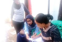 Pendataan keluarga risiko stunting di Lebak. Foto: LKBN Antara