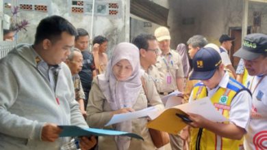 Pendataan tanah jalan menuju Mabes TNI Cilangkap. Foto: Diskominfotik DKI Jakarta