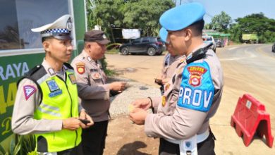 Penegakan disiplin personel Polres Serang. Foto: Yono