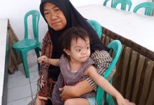 Penerima bantuan anak stunting. Foto: LKBN Antara