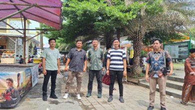 Personel Satreskrim Polres Serang untuk pengamanan haul Syekh Nawai Al Bantani di Tanara. Foto: Yono