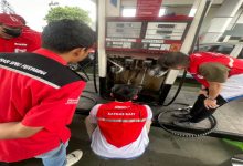 Pengujian tera di beberapa SPBU di Banten. foto: Humas Pertamina Patra Niaga RJBB