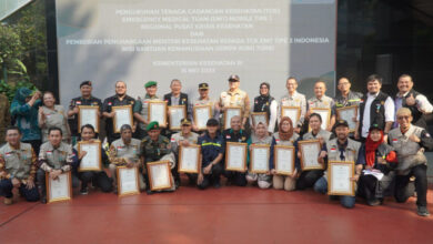 Penghargaan Menkes RI untuk tim Dompet Dhuafa yang ikut tangani Gempa Turki. Foto: M Fatzry Iqbal - Dompet Dhuafa