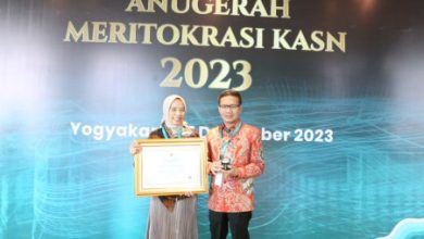 Penghargaan Merist Sistem bagi Pemprov Banten. Foto: Biro Adpim Banten