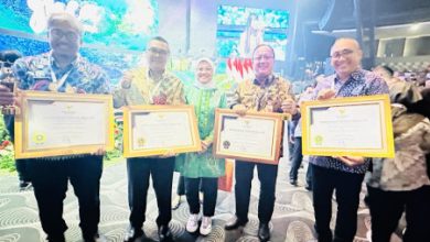 Penghargaan 4 kategori Naker Award 2023 bagi Pemprov DKI Jakarta. Foto Diskominfotik DKI Jakarta