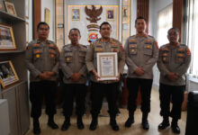 Penghargaan Presisi Award diraih Polres Serang. Foto: Yono