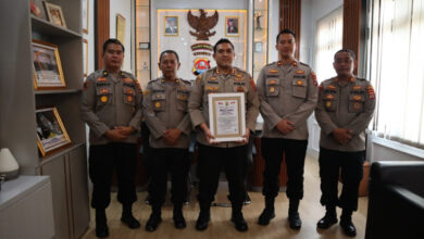 Penghargaan Presisi Award diraih Polres Serang. Foto: Yono