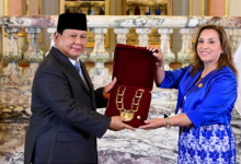 Penghargaan tertinggi dari Peru untuk Prabowo Subianto, Presiden RI. Foto: BPMI SetPresRI