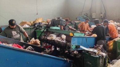 Pengolahan sampah di TPA Rawakucing, Kota Tangerang jadi RDF sebagia penganti batu bara. Foto: Antara