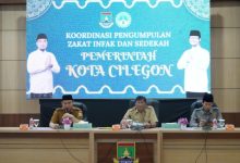 Optimalisasi pengumpulan zakat, infak dan sedekah di Cilegon. Foto Daeng Yusvin