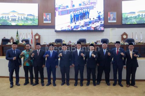 Pengumuman DPRD Banten soal Gubernur dan Wakil Gubernur Banten Terpilih. Foto Biro Adpim Banten