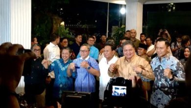 Pengumuman Capres Prabowo dan Cawapres Gibran. Foto: LKBN Antara