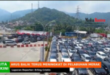 Arus balik pelabuhan Merak naik siginifikan.