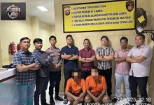 Pelaku penggelapan dump truck Toyota Dina. Foto: Antara