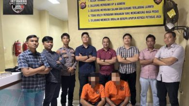 Pelaku penggelapan dump truck Toyota Dina. Foto: Antara