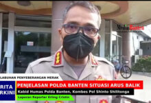 Kabid Humas Polda Banten, Kombes Pol Shinto Silitonga soal arus balik 2022.