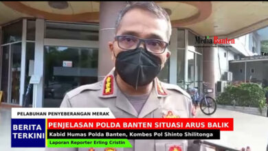 Kabid Humas Polda Banten, Kombes Pol Shinto Silitonga soal arus balik 2022.