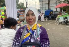 Jumairoh, penjual cilok di Serang. Foto: Antara