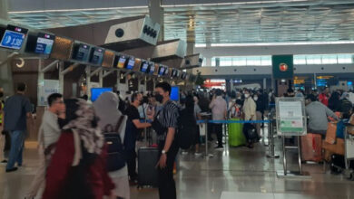 Kondisi penumpang di Bandara Soetta. Foto: LKBN Antara