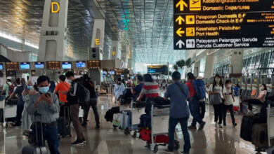 Penumpang di Bandara Soetta. Foto: LKBN Antara