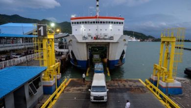 Kapal RoRo Pelabuhan Merak. Foto: Antara