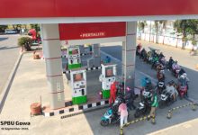 Penyaluran BBM di salah satu SPBU di Gowa. foto Pertamina Patra Niaga