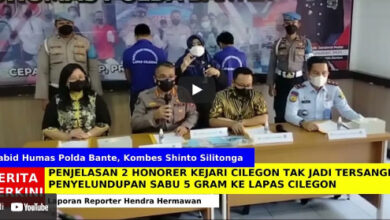 Penjelasan kasus penyelundupan sabu ke Lapas Cilegon. Foto: Hendra Hermawan