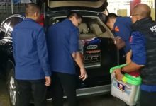 Penggeledahan Kantor PT ABM oleh Tim Penyidik Pidsus Kejati Banten. Foto Antara