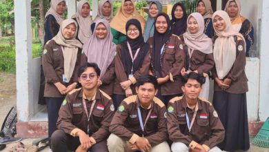 10 Mahasiswa Unri KKN di Kampung Kemuning Muda. Rilis