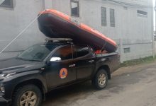 Perahu karet milik BPBD Kabupaten Lebak. Foto: Antara