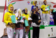 Peraih medali di Fornas VII Bandung, Jabar. Foto: Biro Adpim Banten