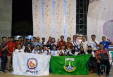 Peraih medali di Popnas XVI Sumatera Selatan. Foto: Adpim Banten